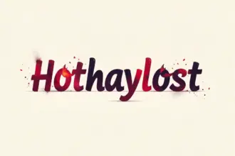 Digital illustration showing the word 'Hothaylost' with contrasting hot and cold visual elements representing confidence and uncertainty in modern digital culture