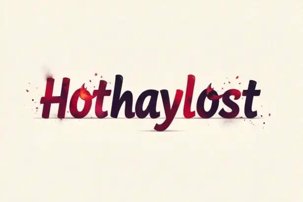 Digital illustration showing the word 'Hothaylost' with contrasting hot and cold visual elements representing confidence and uncertainty in modern digital culture